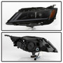 xTune DRL Halogen Projector Headlights for Chevy Impala - Black Smoke