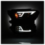 xTune DRL LED Light Bar Projector Headlights for Ford F-150 - Black Smoke