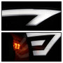 xTune DRL LED Light Bar Projector Headlights for Ford F-150 - Black Smoke