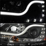 Spyder Projector Headlights Light Tube DRL for Volkswagen Jetta - Black