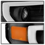 xTune Projector Headlights for Ford F150 - Light Bar DRL - Black