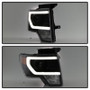 xTune Projector Headlights for Ford F150 - Light Bar DRL - Black