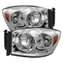 xTune Amber Crystal Headlights for Dodge Ram 1500/Ram 2500/3500 - Chrome