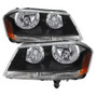 xTune Crystal Headlights for Dodge Avenger - Black