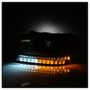 xTune Headlights & LED Bumper Lights for GMC Sierra/Yukon - Black