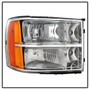 xTune Crystal Headlights for GMC Sierra - Chrome