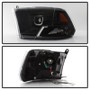 xTune Halo LED Projector Headlights for Dodge Ram - Black