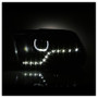xTune Halo LED Projector Headlights for Dodge Ram - Black