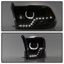 xTune Halo LED Projector Headlights for Dodge Ram - Black