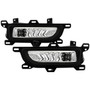 Spyder Style Fog Lights w/ Switch for Nissan Titan - Clear