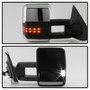 xTune Heated Amber LED Signal Mirror for Chevy Silverado - Chrome