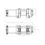 Superwinch 4000 LBS 12V DC 3/16in x 50ft Steel Rope LT4000 Winch