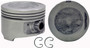 Single Dish Top Piston for 85-95 Toyota 2.4L/2366 22R,22RE,22REC - P1595(1) - 1.00mm (.040 Oversized)