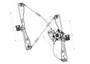 Window Regulator GM1351213 - front view