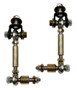 Front Adjustable Sway Bar End Links for Dodge Ram 1500 4wd (w/ Heim Joints)