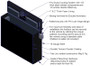 Tuffy Laptop Computer Lockbox with Keyed Lock for Universal