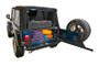 Tuffy Tailgate Security Enclosure Black for Jeep Wrangler TJ (1997-2006)