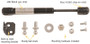 Tuffy Gas Spring Kit with Mounting for Universal