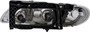 Right Headlight Assembly GM113-B001R - back view