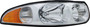 Right Headlight Assembly GM346-B001R - front view
