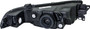 Left Headlight Assembly MB287-B101L - back view