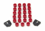 Wheel Mate SR45R Caps Set Of 20 - Red