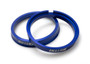Wheel Mate Muteki Tesla Hub Ring Set 73mm x 64mm - 2 Piece Blue