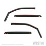 Westin In Channel Wind Deflector 4pc for Ram 1500 Crew Cab (Excl. Classic) 19-22 - Smoke