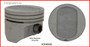 Piston & Ring Set (8) for Ford 351W - Enginetech K3046 - Size = STD