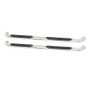 Westin Platinum 4 Oval Nerf Step Bars for Chevy Silverado 1500 Dbl Cab 14-18 - SS