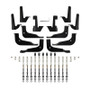 Westin PRO TRAXX 4 Oval Nerf Step Bars for Jeep Gladiator 20-22 - Black