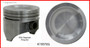 Piston & Ring Set (6) - Fits Ford 300 - Enginetech K1597 - Size = 040
