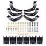 Westin PRO TRAXX 5 Oval Nerf Step Bars for Ford Explorer 20-21 - Black