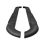 Westin Platinum 4 Oval Nerf Step Bars for Jeep Wrangler JLU 4dr 18-22 - Textured Black