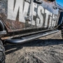 Westin Platinum 4 Oval Nerf Step Bars for Jeep Wrangler JLU 4dr 18-22 - Textured Black