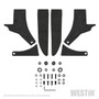 Westin Pillar LED Light Mount for Jeep Wrangler 18-19 - Black