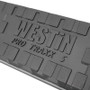 Westin PRO TRAXX 5 WTW Oval Nerf Step Bars for Chevy Silverado 1500 Ext Cab (6.5ft) 07-13 - Black