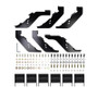Westin PRO TRAXX 4 Oval Nerf Step Bars for Ford Ranger Supercrew 2019 - Black