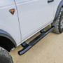 Westin PRO TRAXX 4 Oval Nerf Step Bars for Ford Bronco (2-Door) 21-22 - Textured Black