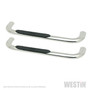 Westin Platinum 4 Oval Nerf Step Bars for Ford F-150 Reg Cab 15-18 - SS