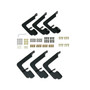Westin E-Series 3 Nerf Step Bars for Chevy Silverado 1500 Dbl Cab (Rocker) 14-18 - SS