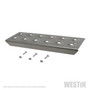Westin 11in Step Plate w/Screws (Set of 2) - Stainless Steel