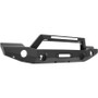 Westin WJ2 Full Width Front Bumper w/LED Light for Jeep Wrangler JK 07-18 - Tex. Blk