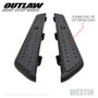 Westin Outlaw Nerf Step Bars for Ford F-150 SuperCrew/F-250/350 Crew Cab 15-19
