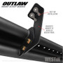 Westin Outlaw Nerf Step Bars for Ford F-150 SuperCrew/F-250/350 Crew Cab 15-19