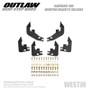 Westin Outlaw Nerf Step Bars for Ford F-150 SuperCrew/F-250/350 Crew Cab 15-19