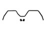 Whiteline Swaybar for Lexus GX460 Rear 24mm Heavy Duty Adjustable