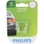LongerLife Miniature Bulb 73LL (2 Pack) 73LLB2 - packaging, front view