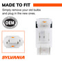 Amber LED Mini Bulb 3157A (2 Pack) 3157ASL.BP2 - connector view
