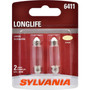 Long Life Mini Bulb 6411 (2 Pack) 6411LL.BP2 - packaging
